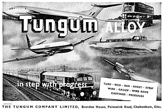 The Tungum Company. Tubes Rods Bars Sheet & Castings             