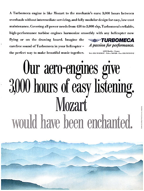 Turbomeca Aero Engines 1990                                      