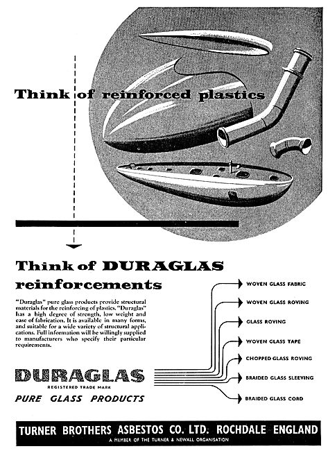 Turner Brothers Duraglas Fibre Glass Composite                   