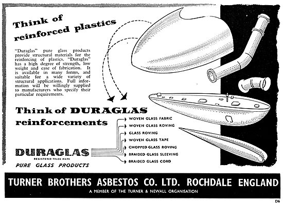 Turner Brothers Duraglas Fibre Glass Composite                   