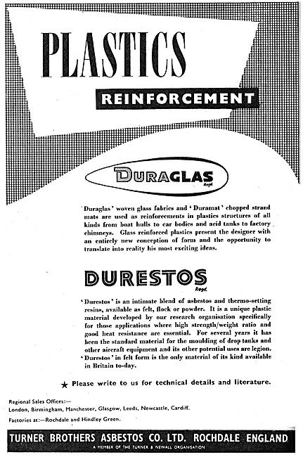 Turner Brothers Duraglas Fibre Glass Composite - DURESTOS        