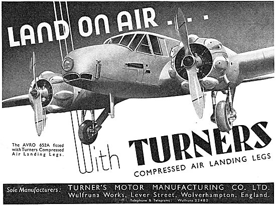 Turners Compressed Air Landing Legs                              