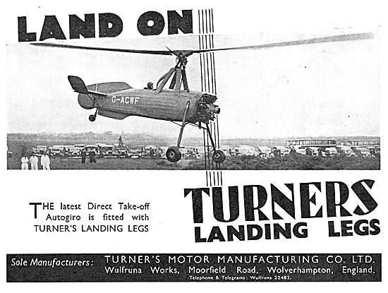 Turners Landing Legs - Cierva Autogiro                           