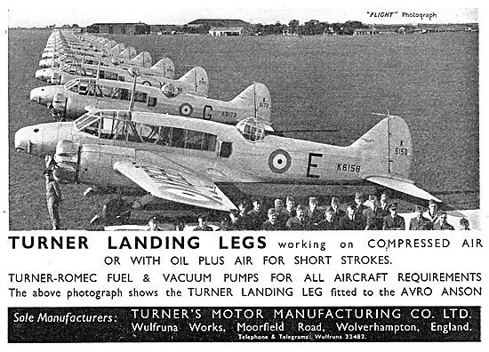 Turners Aircraft Landing Legs                                    