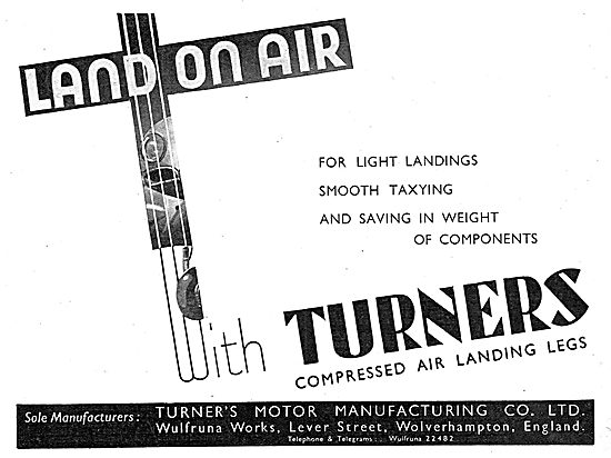 Turner Turners Compressed Air Undercarriage Legs                 