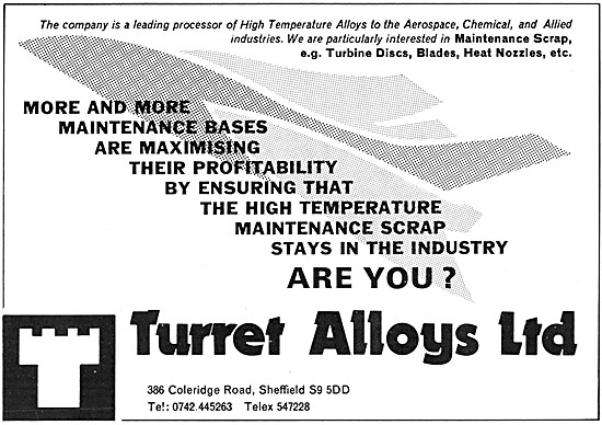 Turret Metal Recyclers - Processors Of High Temperature Alloys   