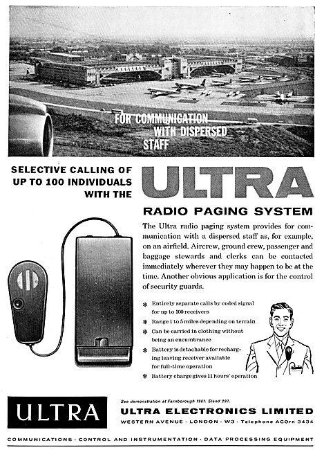 Ultra Electronics Airfield Radio Paging Systems                  