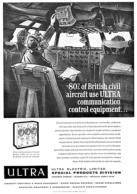 Ultra Aircraft Controls, Avionic,Computer & Electrical Components