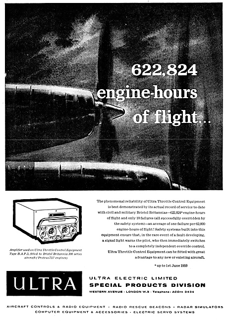 Ultra Aircraft Controls, Avionic,Computer & Electrical Components