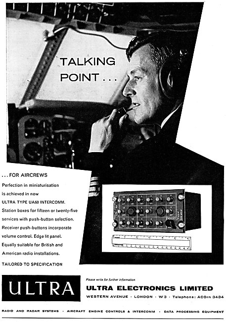 Ultra Electronics Aircraft Intercomms                            