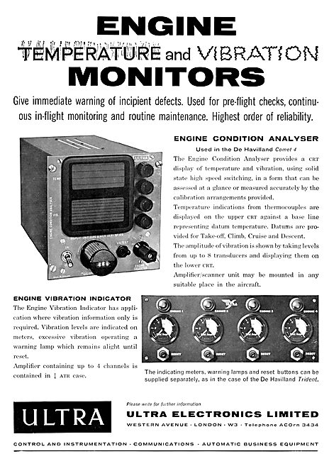Ultra Electronics Temperature & Vibration Monitors               