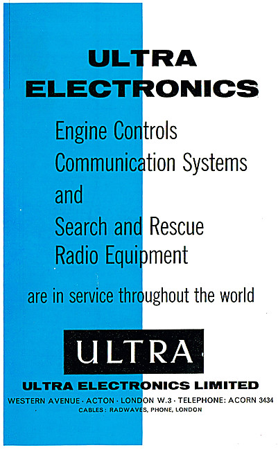 Ultra Electronics. Search & Rescue Radio Equipment.              