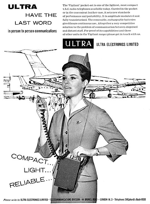 Ultra Electronics VIGILANT Portable Radio Telephone              