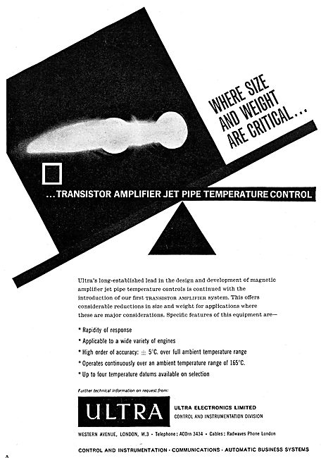 Ultra Electronics Jet Pipe Temperature Control                   