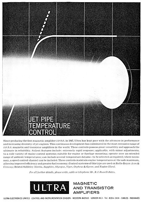 Ultra Electronics Jet Pipe Temperature Control                   