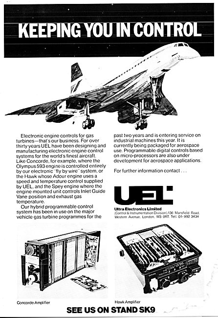 Ultra Electronics. Electronic Engine Controls For Gas Turbines   