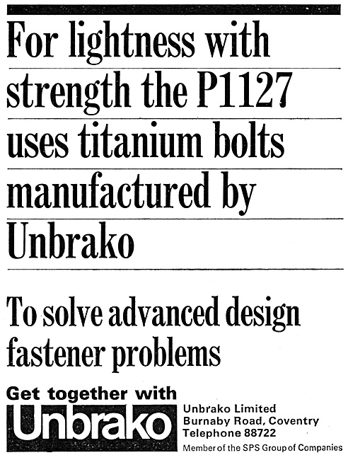 Unbrako Fasteners. Unbrako Titanium Bolts                        