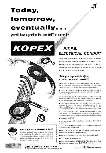 Uni-Tubes KOPEX PTFE Electrical Conduit                          