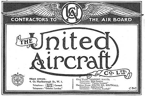 United Aircraft. Gosport - Aeronautical Engineers                