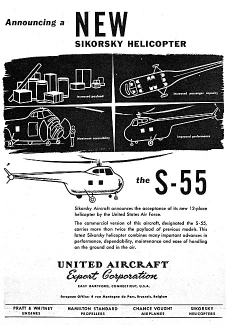 United Aircraft Export Corporation - Sikorsky S55                
