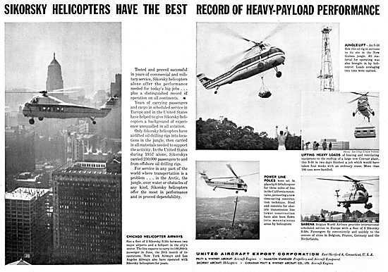  UNited Aircraft Export Corporation - Sikorsky Helicopters       