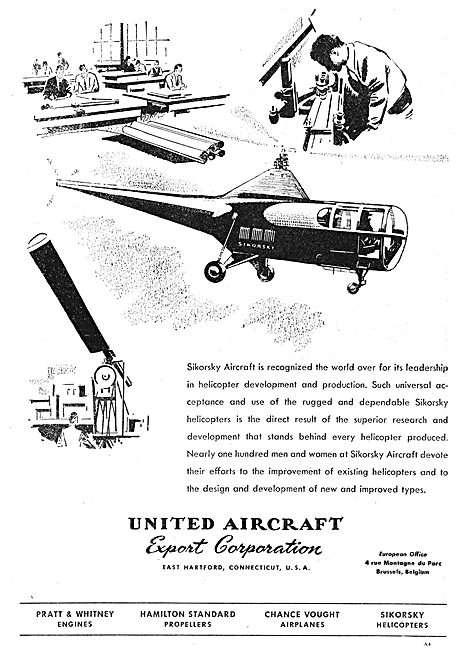 United Aircraft Export Corp - UAC - Sikorsky Helicopters         