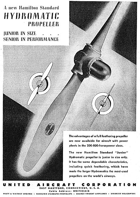 United Aircraft . UAC - Hamilton Standard Propellers             