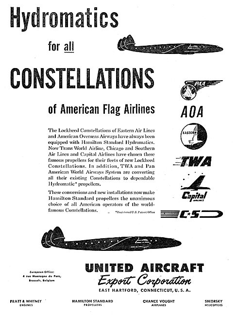 United Aircraft International UAC - Hamilton Standard Propellers 