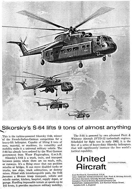 United Aircraft International - Sikorsky S-64                    