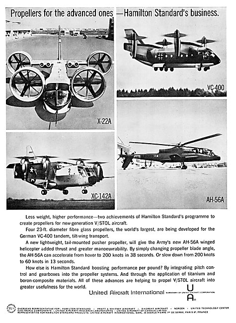 United Aircraft International - Hamilton Standard Propellers     