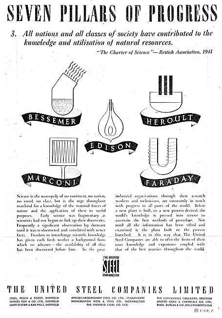 The United Steel Companies UK 1942                               