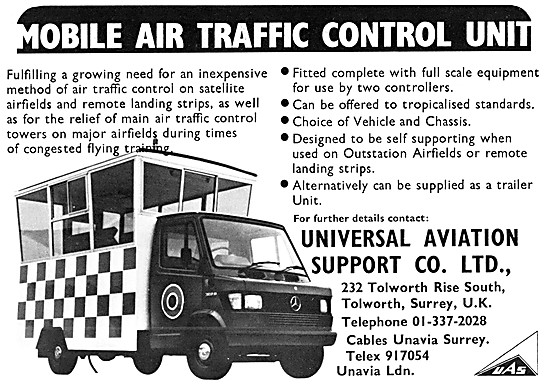 Universal Aviation Support MATCON Mobile Air Traffic Control Unit