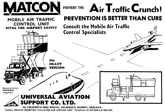 Universal Aviation Support MATCON Mobile Air Traffic Control Unit