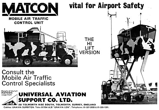 Universal Aviation Support MATCON Mobile Air Traffic Control Unit