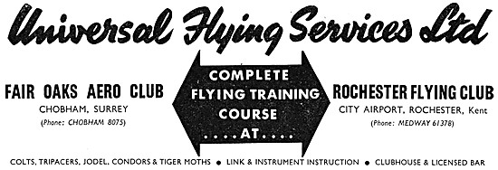 Universal Flying Services: Fair Oaks - Rochester Flying Club     