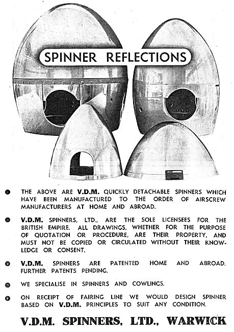 VDM Propeller Spinners                                           