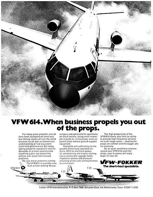 VFW-Fokker VFW 614                                               