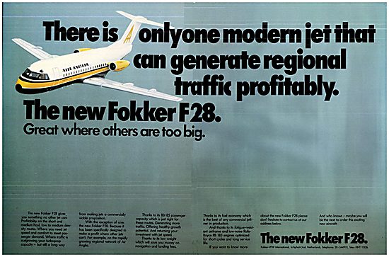 Fokker-VFW International Fokker F28                              