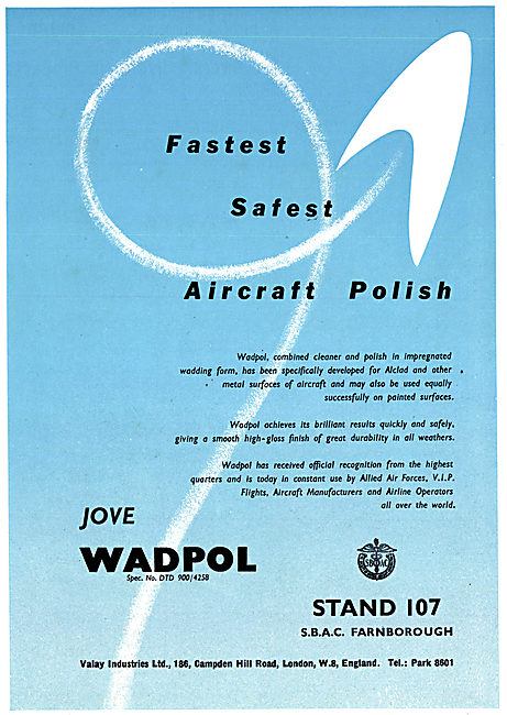 Valay Jove Wadpol - Metal Cleaner & Aircraft Polish              