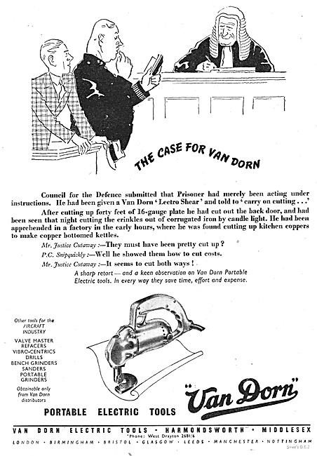 Van Dorn Portable Electric Tools                                 