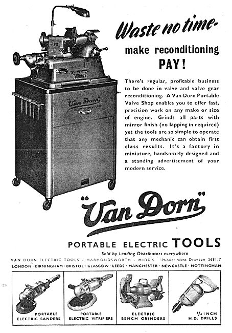 Van Dorn Portable Electric Tools - Portable Valve Shop           