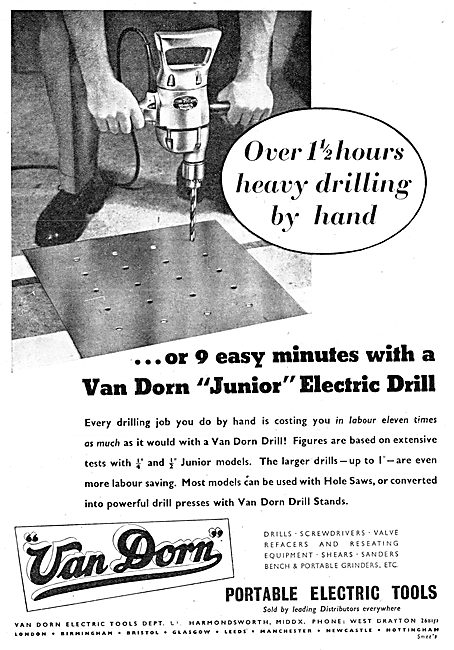 Van Dorn Portable Electric Tools                                 