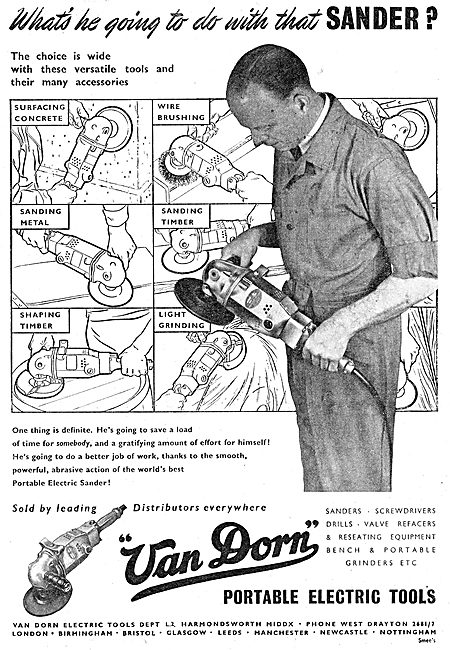 Van Dorn Portable Electric Tools                                 