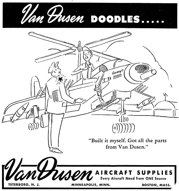 Van Dusen Aircraft Spares Stockists                              