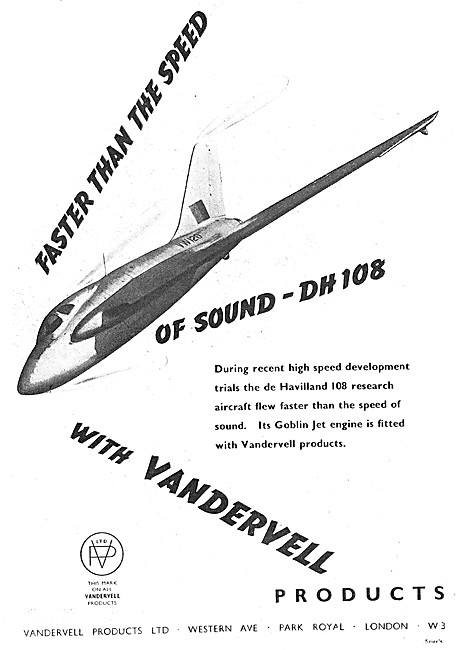 Vandervell Aircraft Products 1948                                
