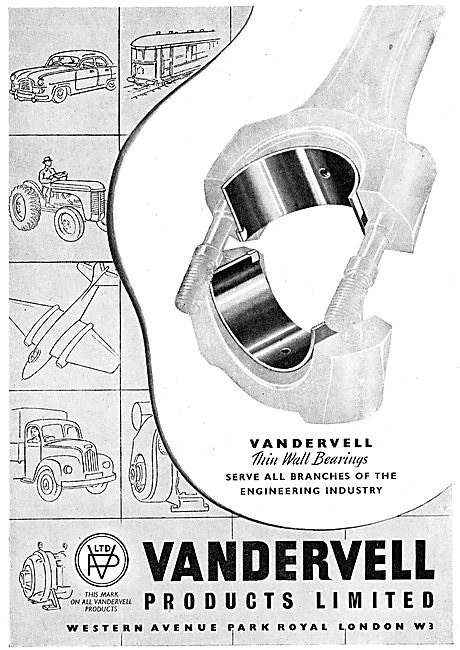 Vandervell Thin Wall Bearings                                    