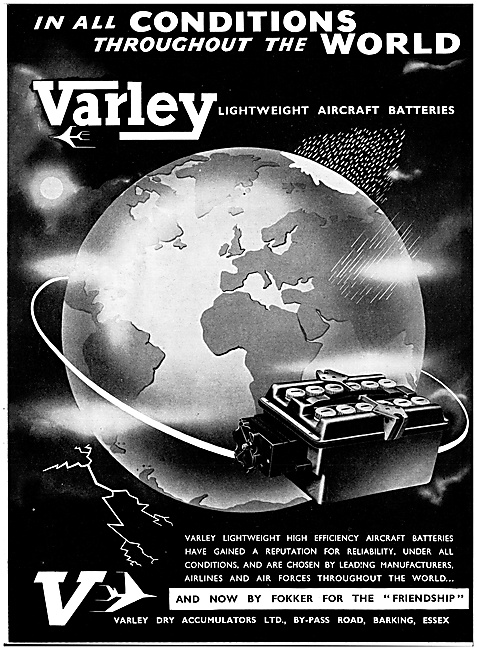 Varley Accumulators - Varley Batteries                           