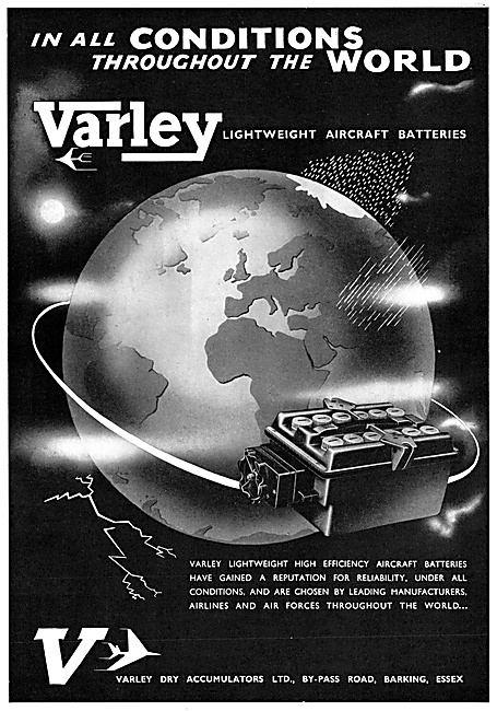 Varley Aircraft Batteries                                        