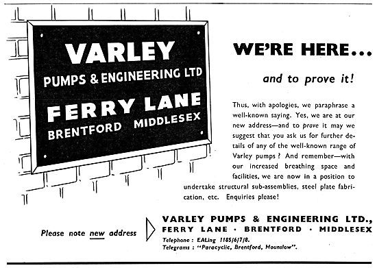 Varley Pumps - Valves. Pressure Reducing Valve                   