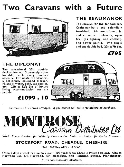 Montrose Caravans: Beaumanor Caravan Diplomat Caravan            